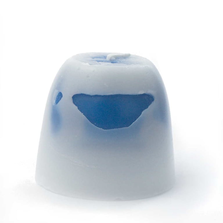Vela Energética Artesana 100% Vegetal Azul