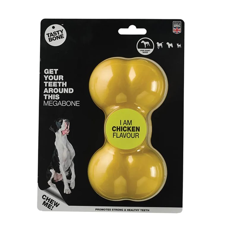 Hueso De Nylon Sabor Pollo Razas Gigantes