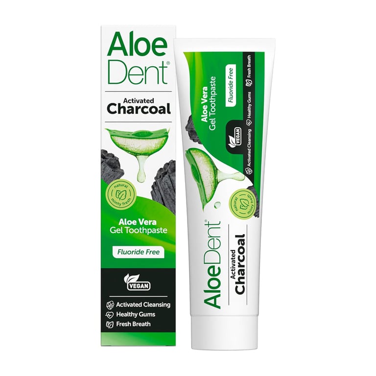 Dentifrico Aloe Vera Con Carbon Activado
