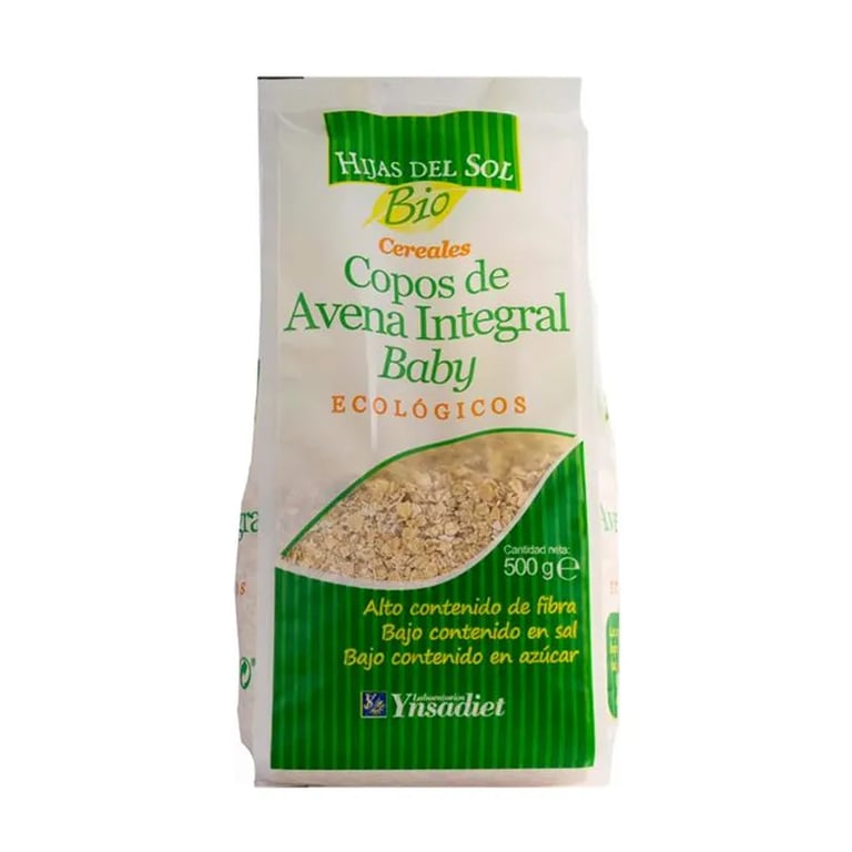 Flocons D’Avoine Complète Baby Bio Hijas Del Sol