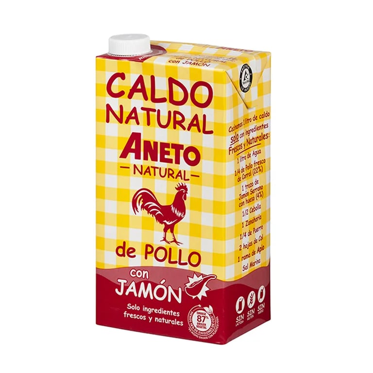 Bouillon Naturel Au Poulet et Jambon