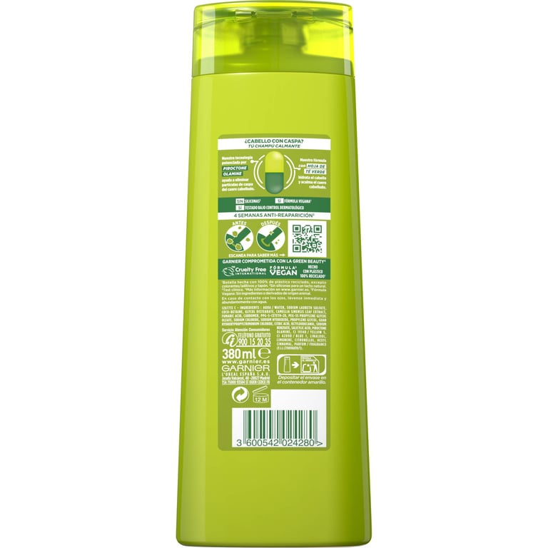 Fructis Antipelliculaire Fortifiant Shampooing 360 ml de Fructis