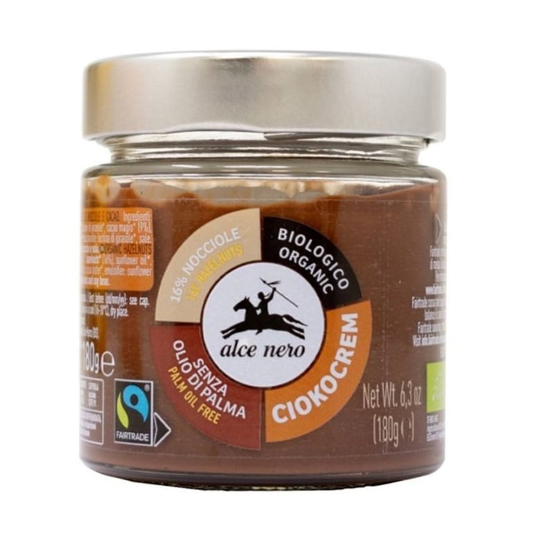 CREMA DE CHOCOLATE CON AVELLANAS BIO