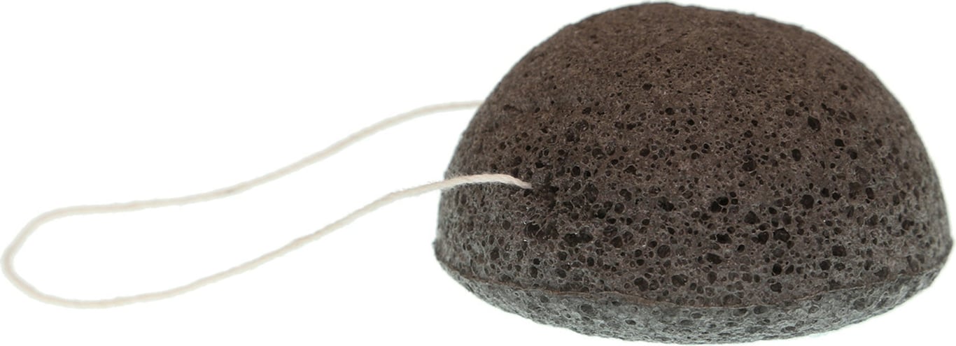 Esponja Natural de Konjac con Carbón de Bambú