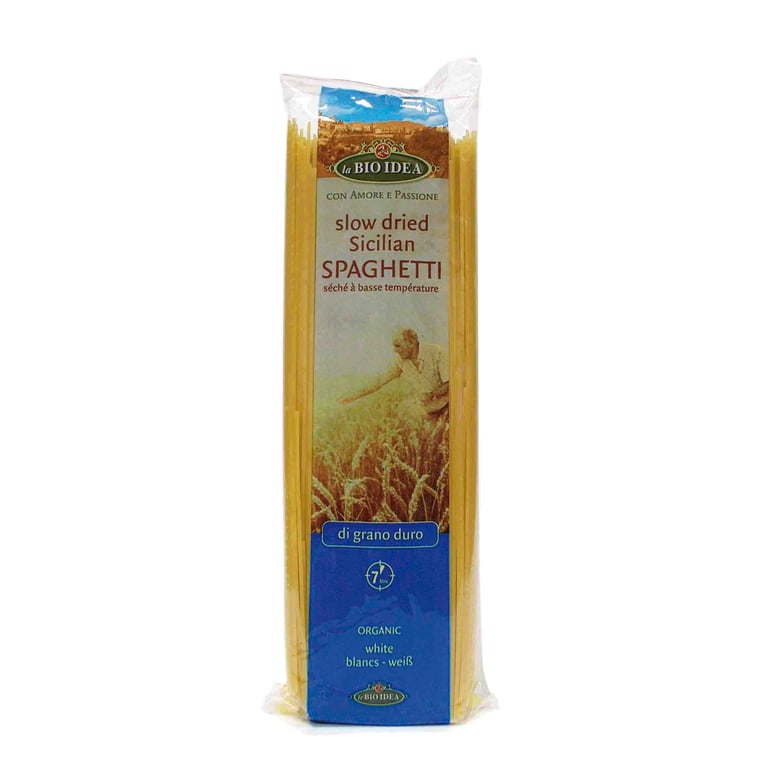 Espaguetis de Trigo Blanco Ecológicos