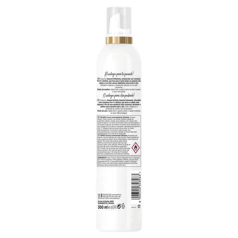 Pro-V Perfektes Volumenschaum Fixierung 3 300 ml von Pantene