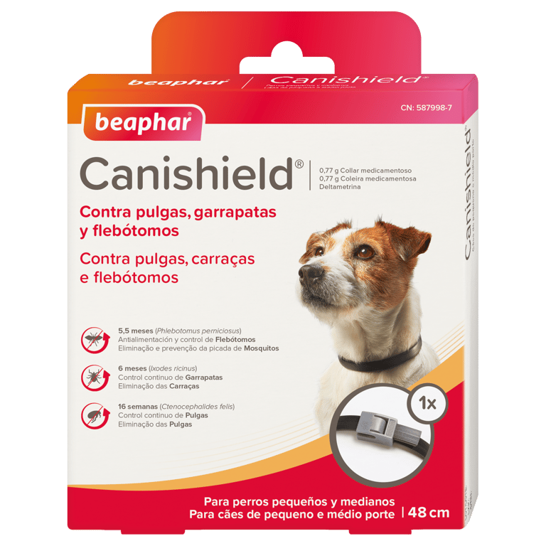 Collar Antiparasitario Canishield Perro 48 cm