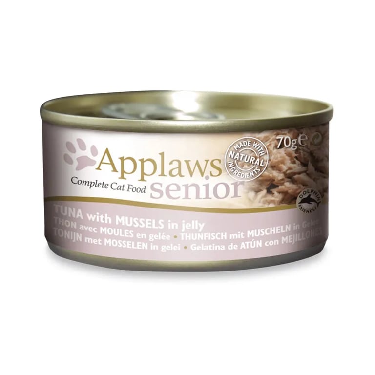 Cat Senior Dose Thunfisch mit Muscheln in Gelee