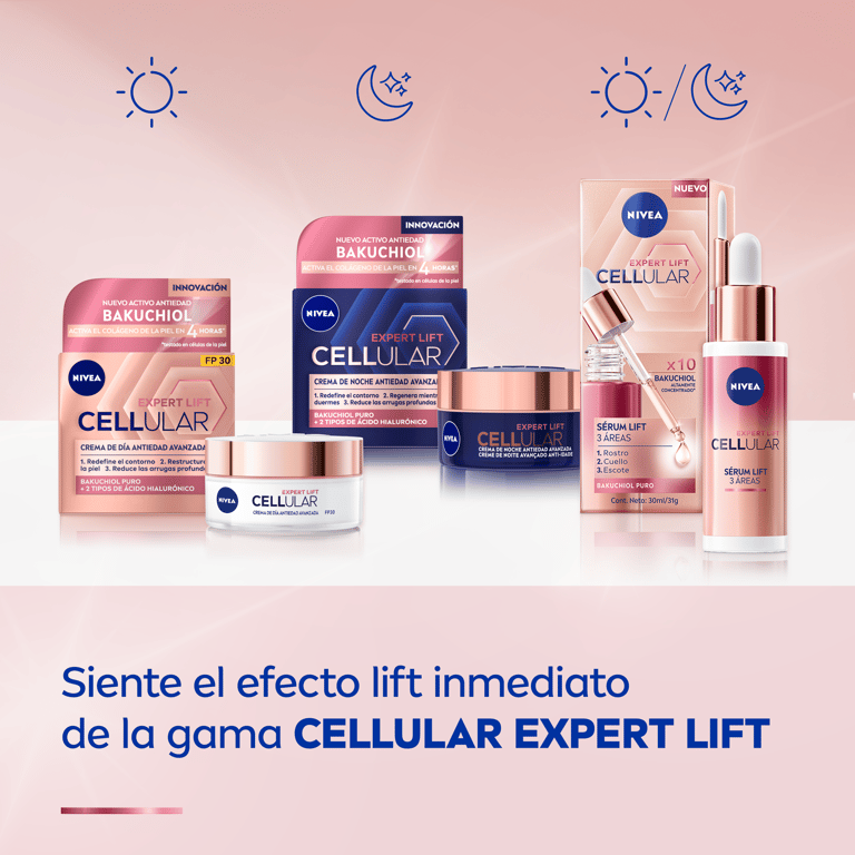 Cellular Expert Lift Sérum Bakuchiol 3 Áreas 30 ml de Nivea