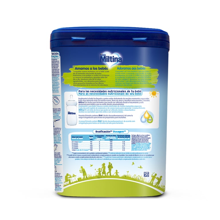 Miltina 1 Lait Infantile 800g de Miltina