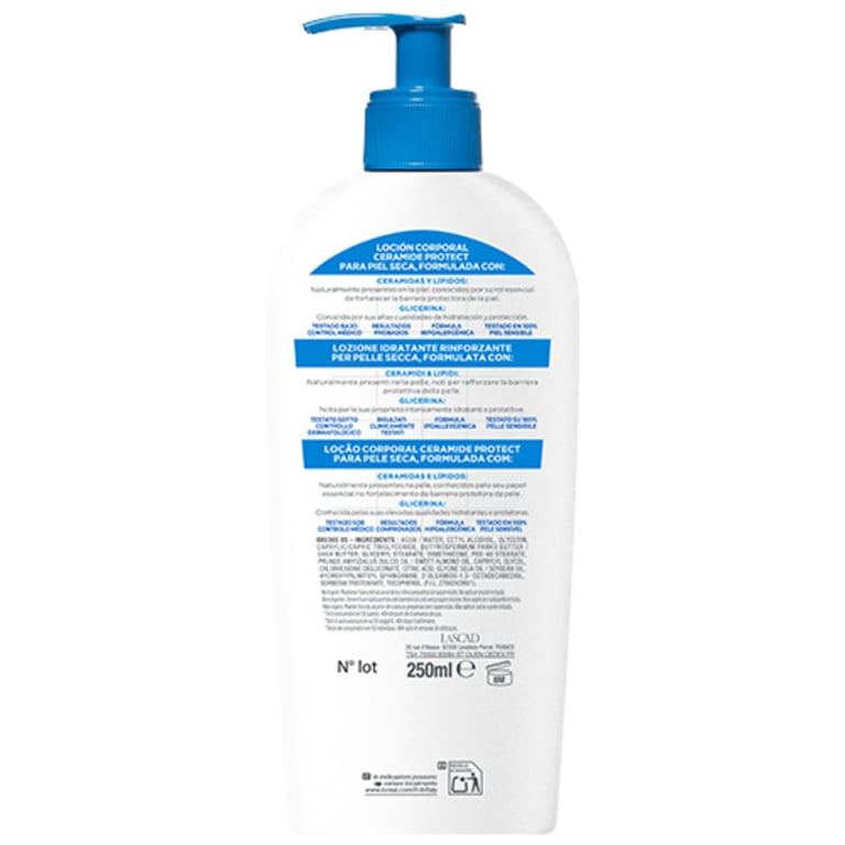 Ceramide Protect Lozione Corpo Pelle Secca 250 ml di Mixa