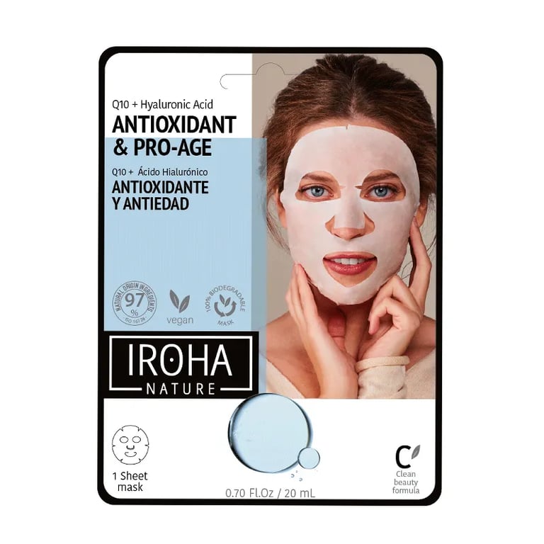 Tissue Face Mask Antiwrinkles Q10 + Ha