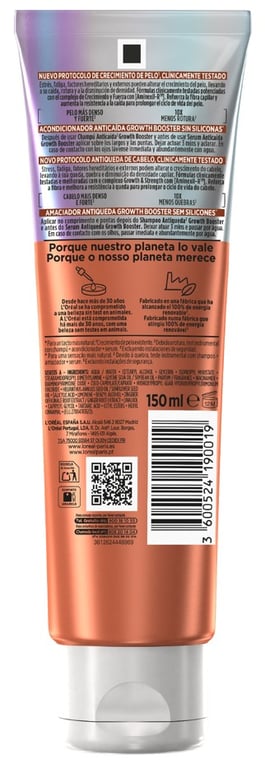 Elvive Growth Booster Après-Shampooing Anti-Chute 150 ml de L'Oreal Paris