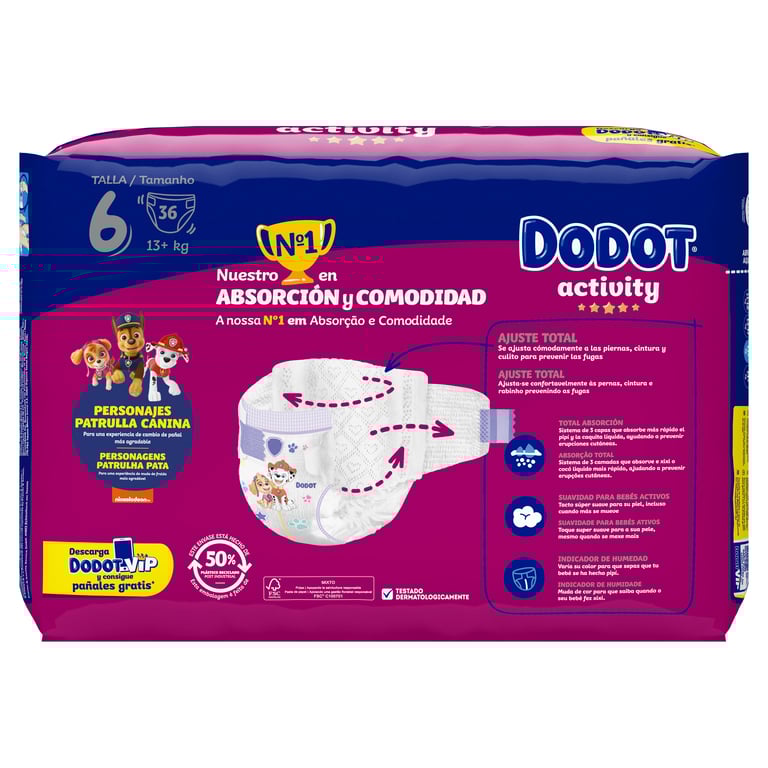 Dodot Activity T-6 36 Unità di Dodot