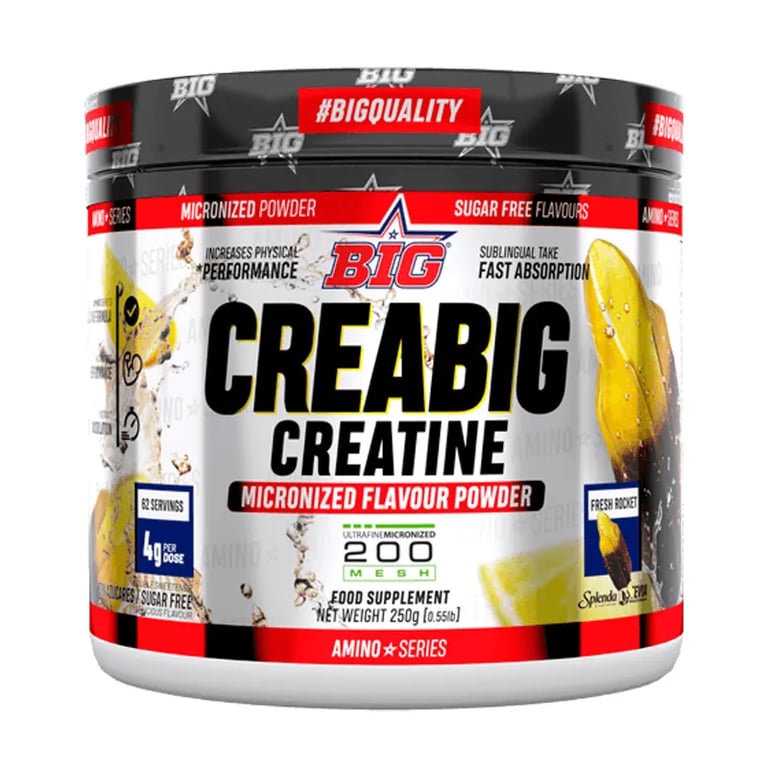 Mit Creapure® Creatin.