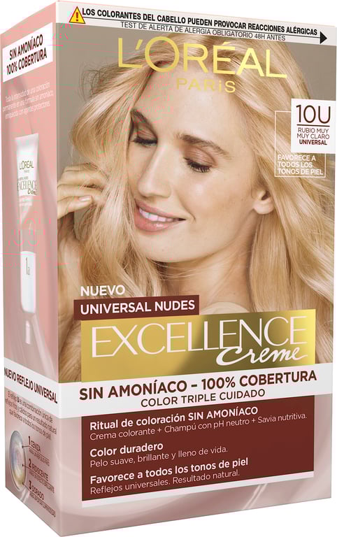 Excellence Creme Universal Nudes Tinte #10U-Lightest Blonde