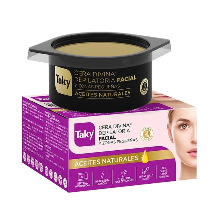 Cera Divina Depilatoria Facial Aceites Naturales