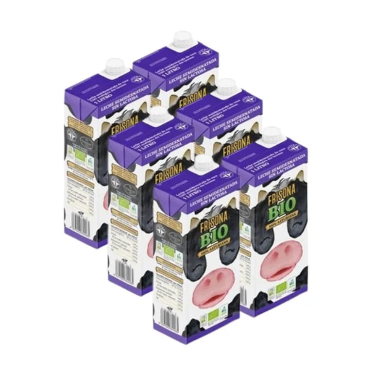 Leche Semidesnatada Sin Lactosa Bio