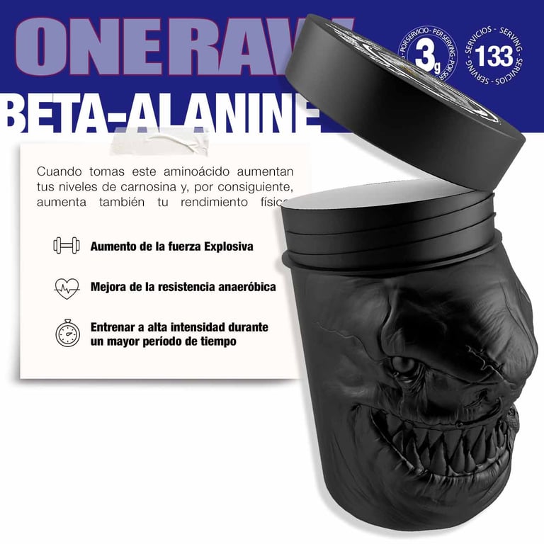 One Raw Beta Alanina - imagen 3 de 5