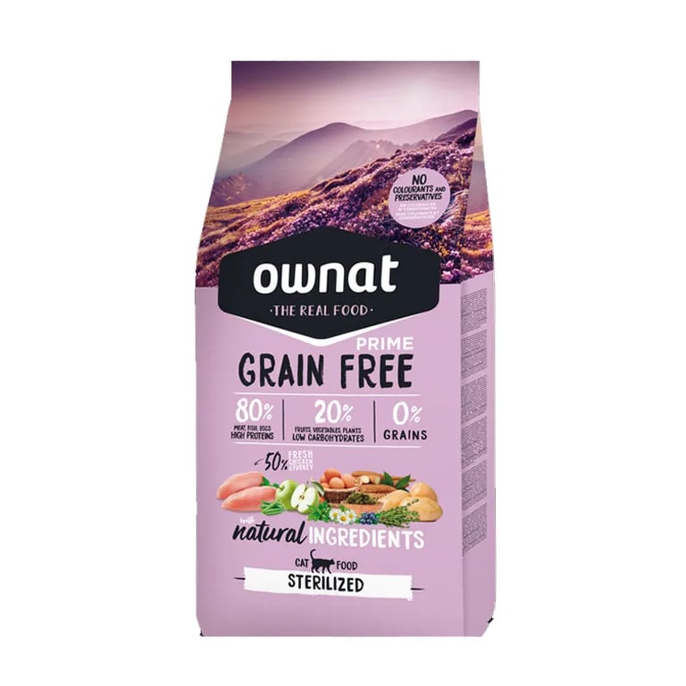 Prime Grain Free Chat Croquettes Chat Stérilisé