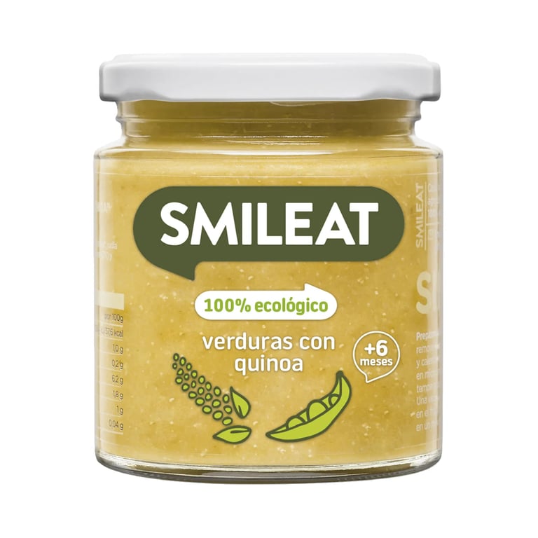 TARRITO ECOLÓGICO DE VERDURAS CON QUINOA +6M