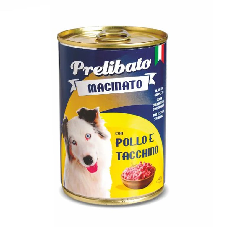 Prelibato Macinato Perro Adulto Pollo Y Pavo