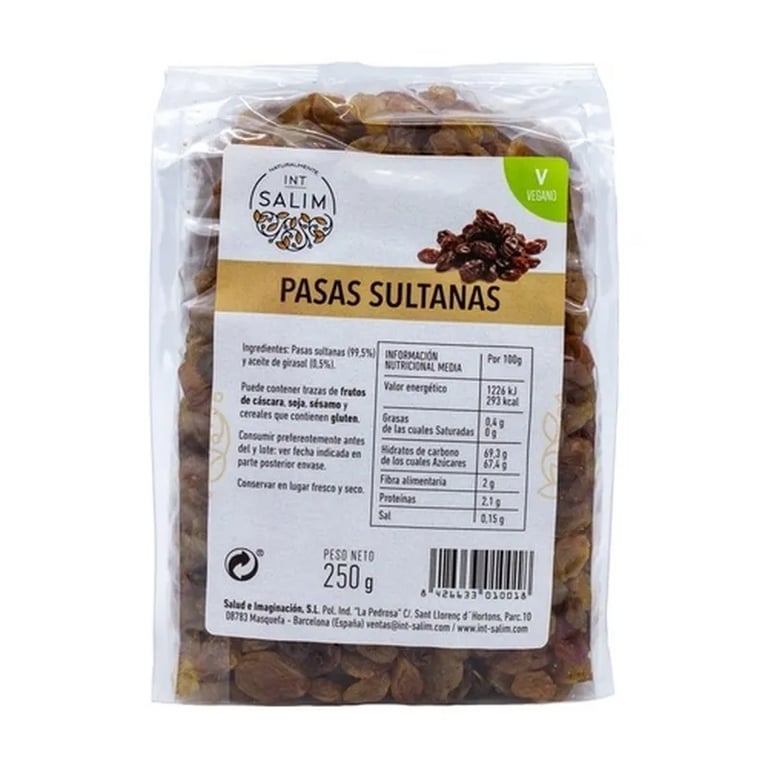 Pasas Sultanas Vegan
