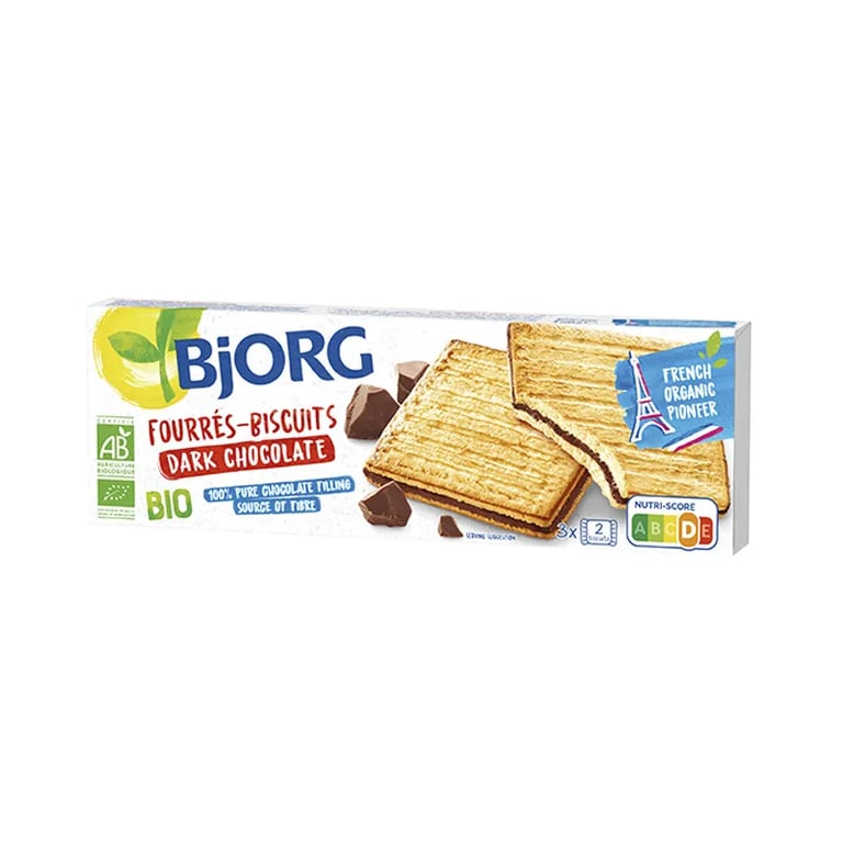 Galletas Rellenas De Chocolate Bio