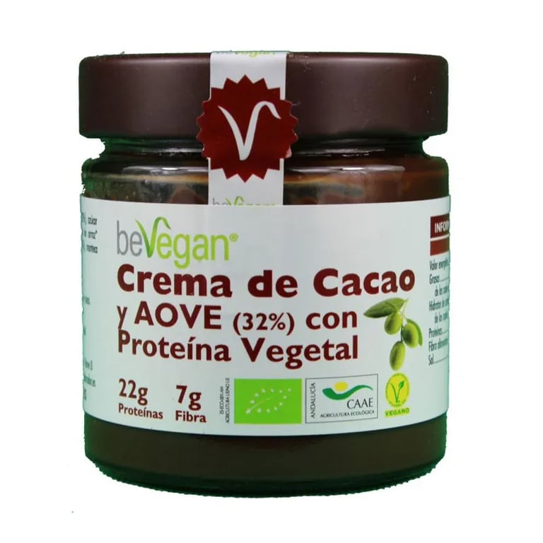 Crema De Cacao Y Aove Con Proteina Vegetal
