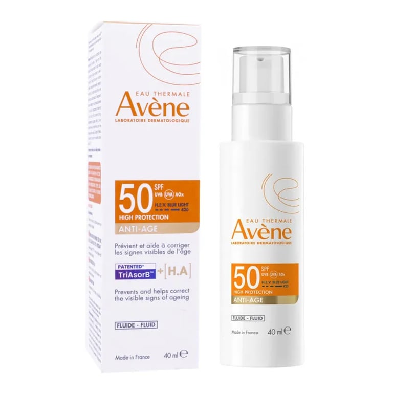 Eau Thermale Fluid anti-veroudering SPF50 Gevoelige Huid