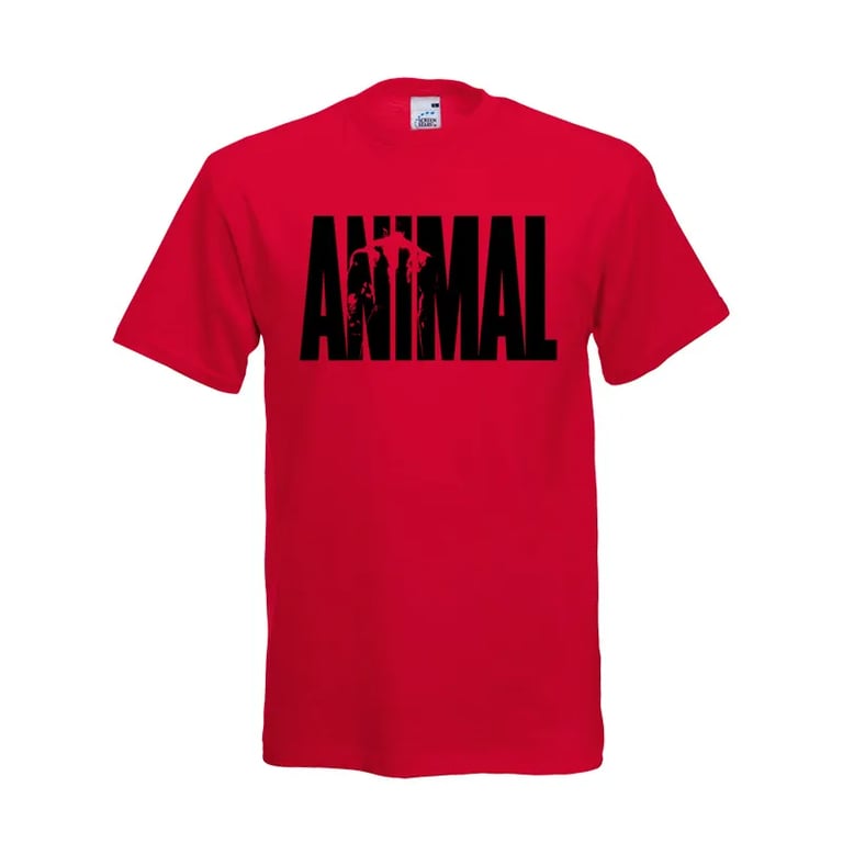CAMISETA ANIMAL ROJA