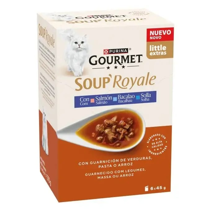 Soup Royale Salmçon Bacalao y Solla
