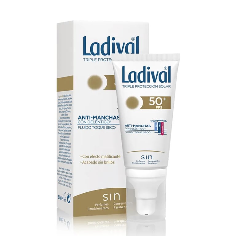 FLUIDO PROTECTOR ANTIMANCHAS TOQUE SECO SPF50+
