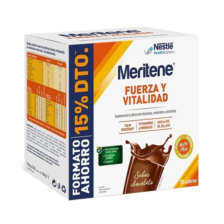 Meritene Fuerza Y Vitalidad Formato Ahorro