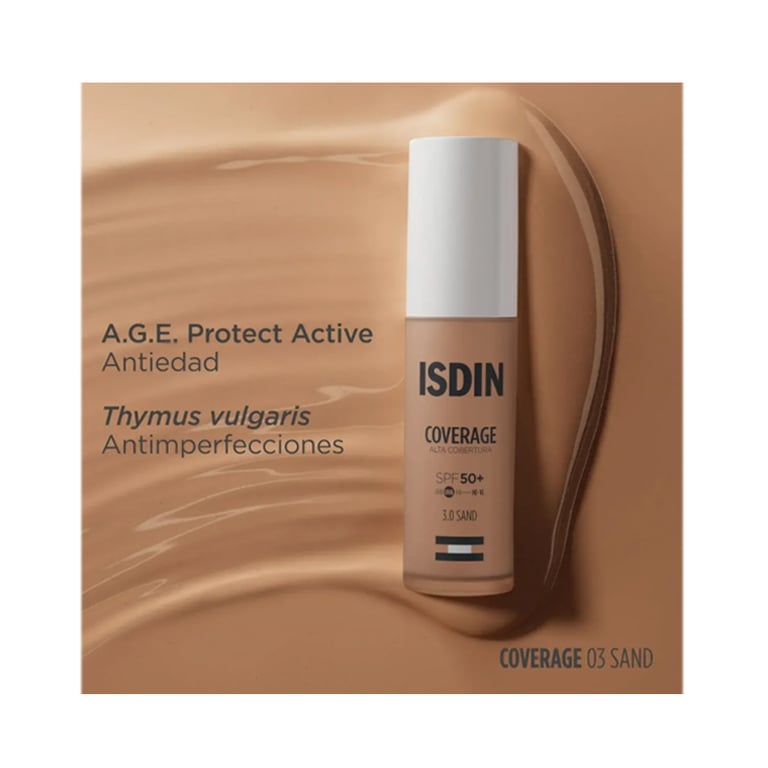Coverage SPF50+ Sand 30g de Isdin
