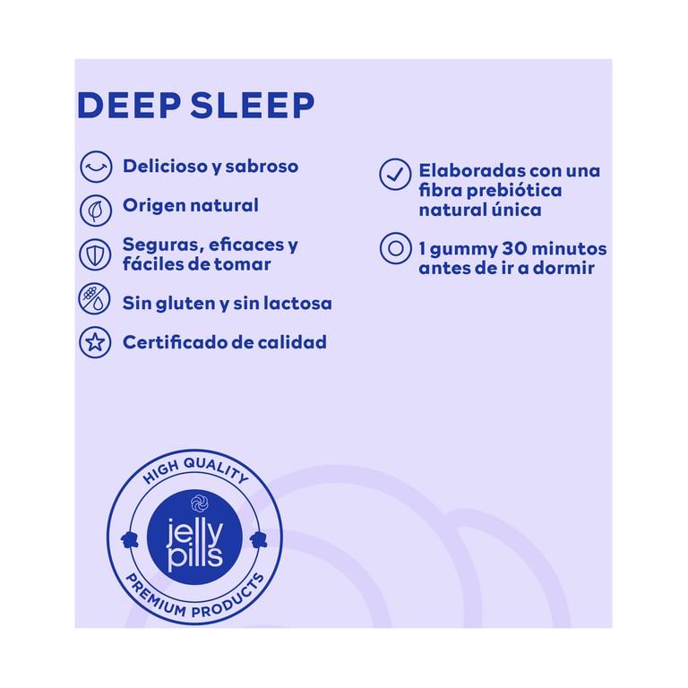 Deep Sleep Gummies 70 Unités de Jelly Pills