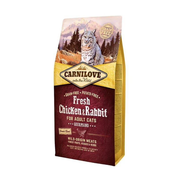 Ich denke Erwachsener Katze Fresh Huhn und Kaninchen