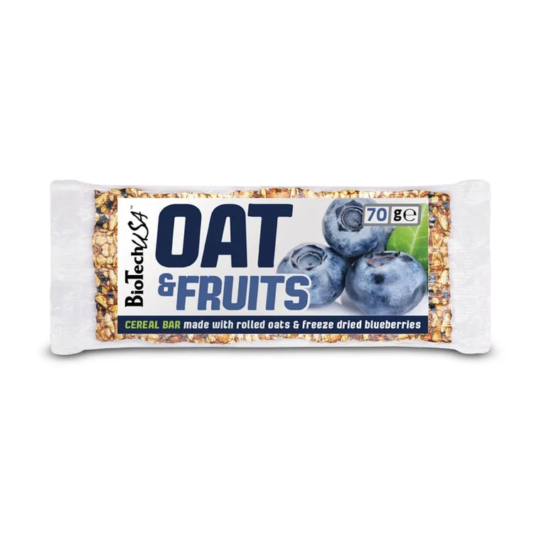 Oat & Fruits With Blueberries