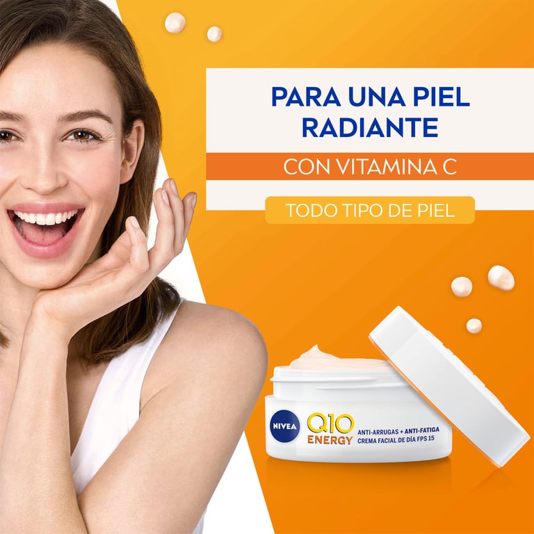 Q10+ Anti-Rides Jour Énergisant Spf15 50 ml de Nivea