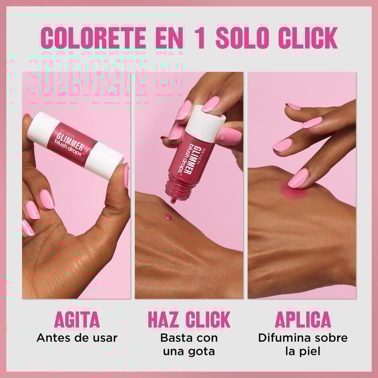Glimmer Blush Drops #Coralicious de Revlon