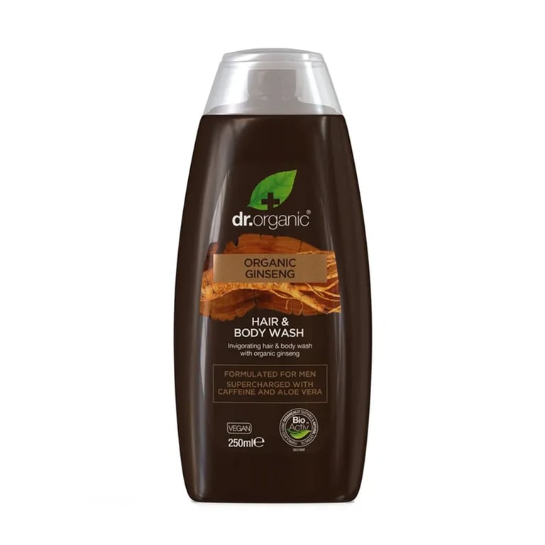 Duschgel und Shampoo mit Organischem Ginseng