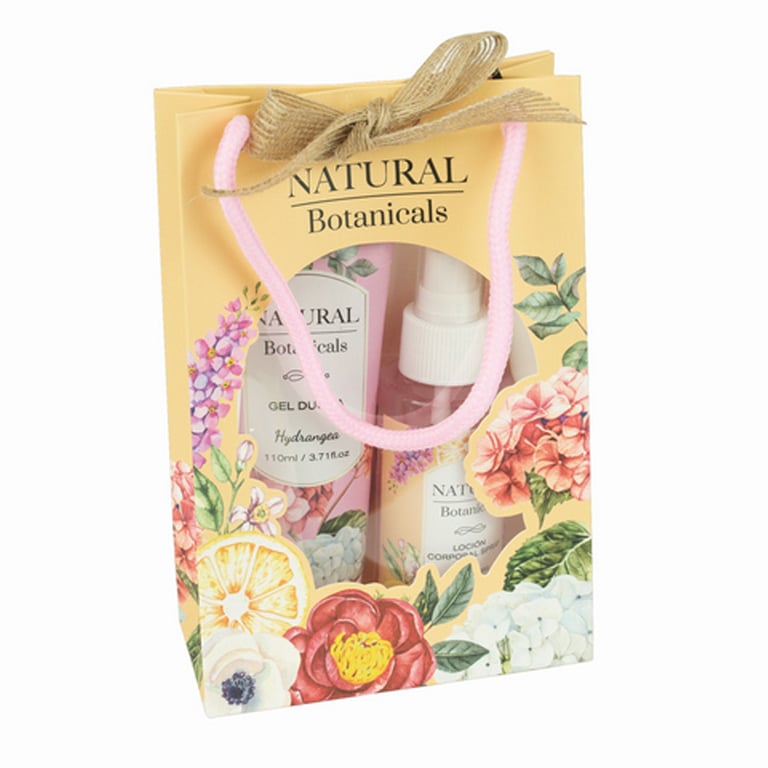 Set De Baño Hortensias Gel Ducha 110 ml + Loción Corporal 100 ml