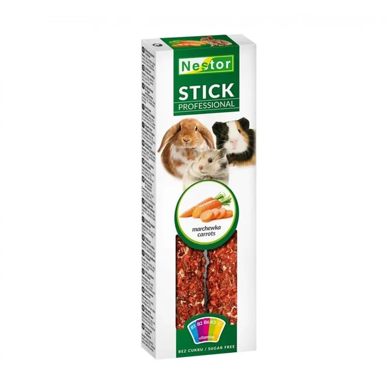 Stick Professional Zanahorias Para Conejos Y Roedores