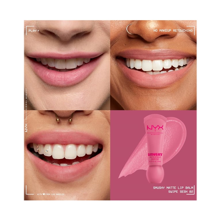 Lip Balm Smushy Matte #02 Swipe Sesh de NYX