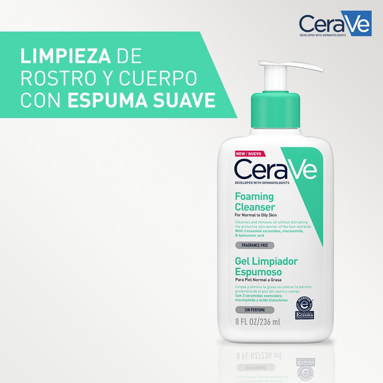 CERAVE GEL NETTOYANT MOUSSANT 236 ml