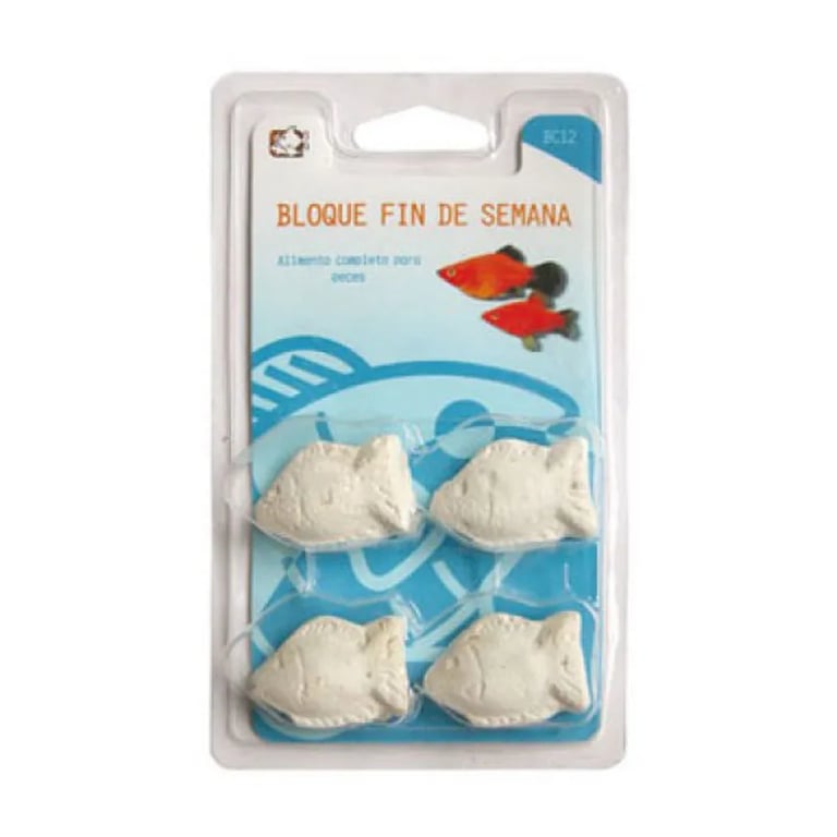 Alimento Peces Bloques Fin De Semana 4 Uds