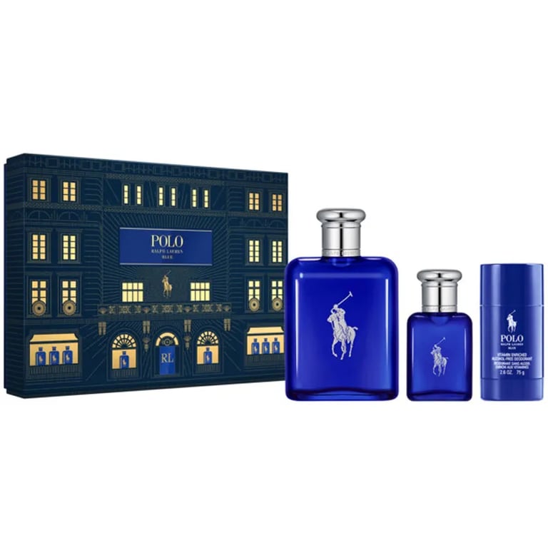 Polo Blue EDT 125 ml + EDT Mini 40 ml + Desodorante 75g