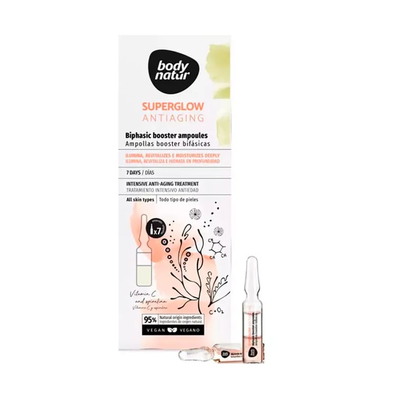 Superglow Ampoules Booster Biphasique