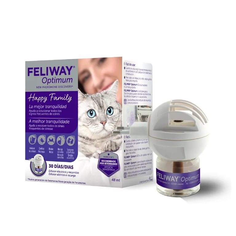 Feliway Optimum Antiestrés Difusor + Recambio