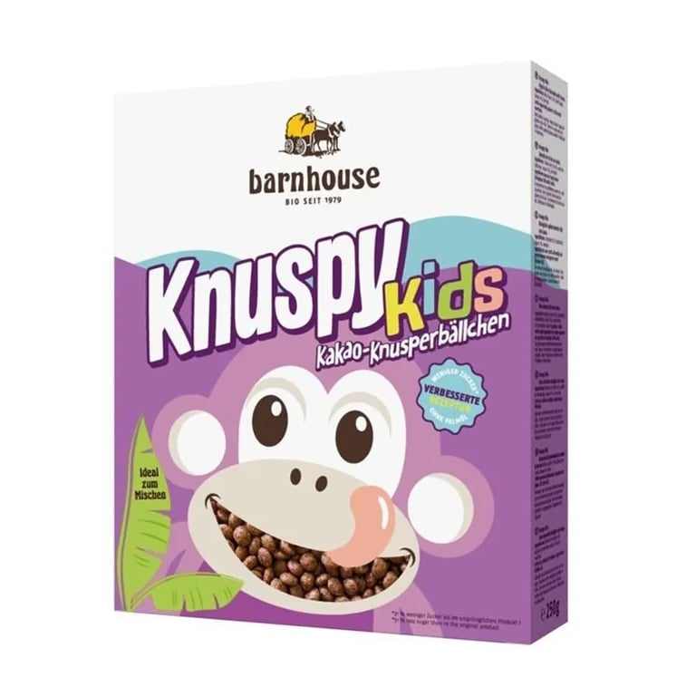 Knuspy Kids Riso Soffiato Choco Bio